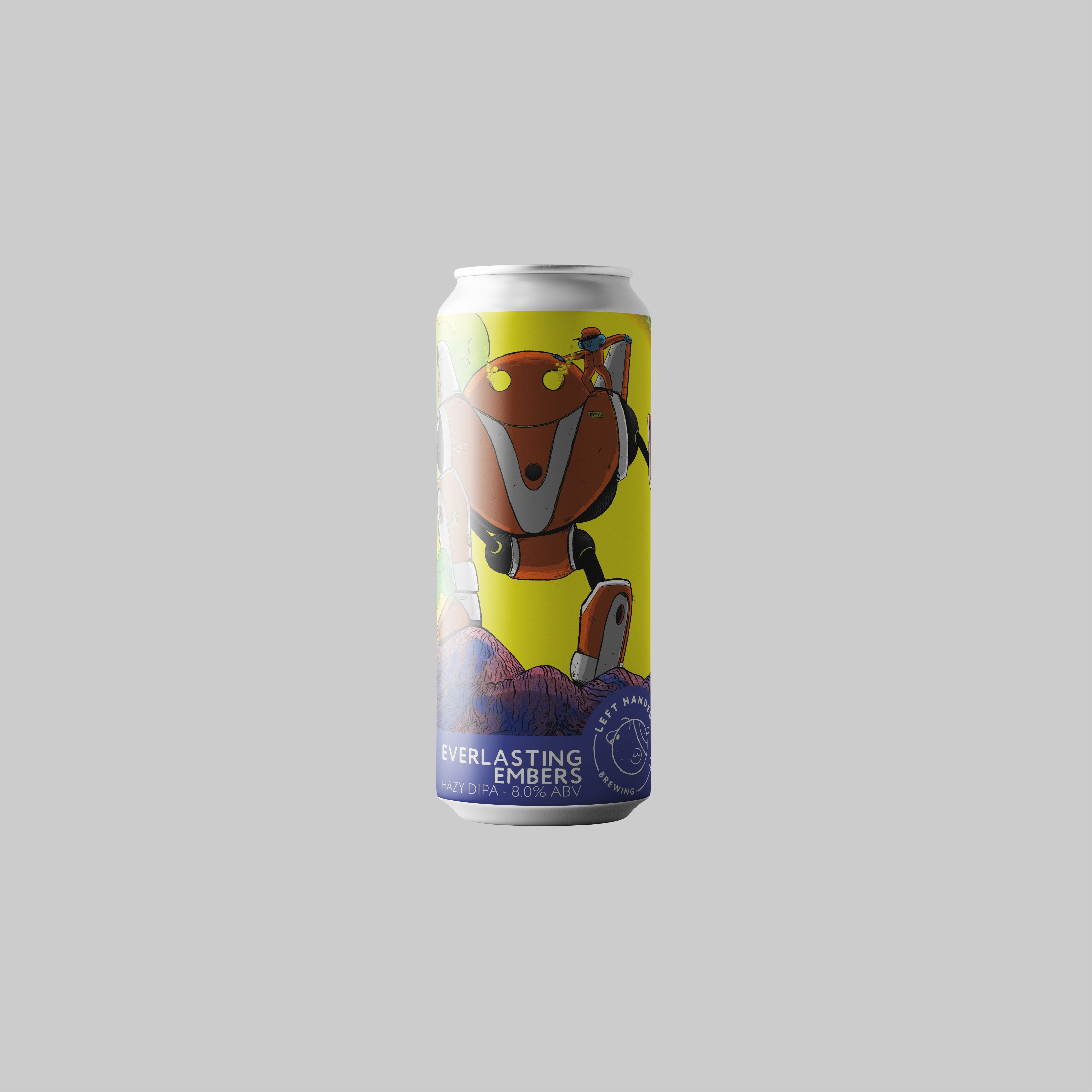 Left Handed Giant Everlasting Ember Hazy DIPA Can 440ml 8.0% | Time2Drink